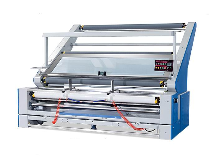 Knit Fabric Tensionless Winding Rolling Inspect Machine