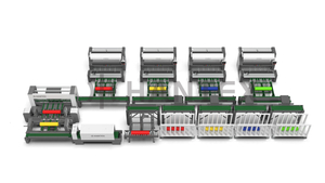 AUTOMATIC FABRIC ROLLS PACKING MACHINE LINE